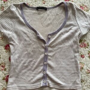 Brandy Melville stripped baby tee